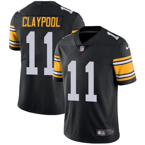 Pittsburgh Steelers #11 Chase Claypool Black Alternate Youth Stitched NFL Vapor Untouchable Limited Jersey->pittsburgh steelers->NFL Jersey